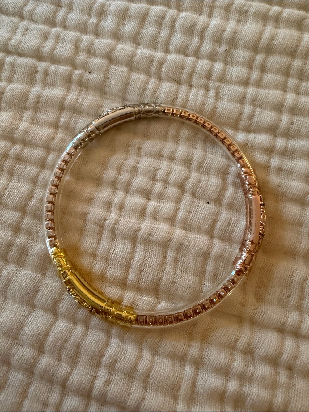 BuDhaGirl ULTIMATE ALL WEATHER BANGLE® (AWB®) - CLEAR CRYSTAL